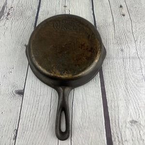WAGNER WARE Cast Iron‎ 6 1/2 Inch Skillet, Made In USA, #3, "K"